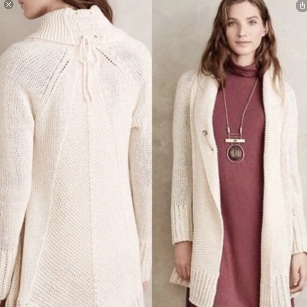Anthropologie Angel Of The North Knit Cardigan Fidus